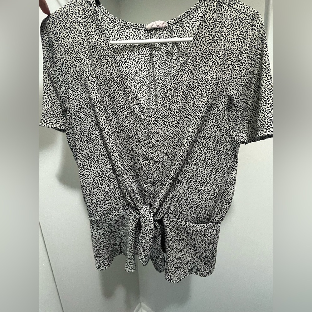 Stylish Black and White Women's Top